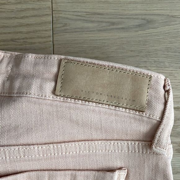 Victoria Beckham salmon pink jeans - Picture 7 of 11